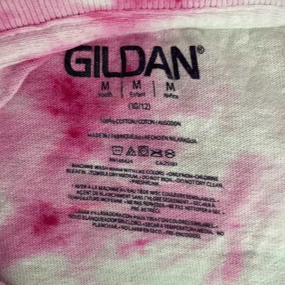 Pink tie dye crop top size medium - Picture 3 of 3